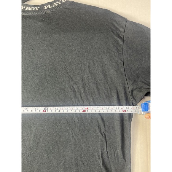 Playboy by PacSun Women's Shirt Black Small Short Sleeve Crew Neck - Picture 10 of 13